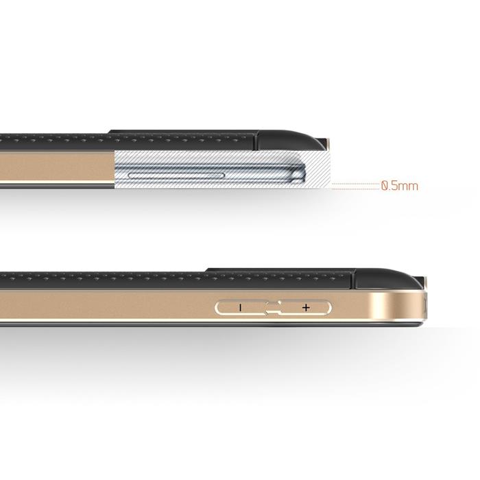 VERUS Verus Iron Shield Aluminum Metal Frame Skal till Samsung Galaxy S5 (Magenta)