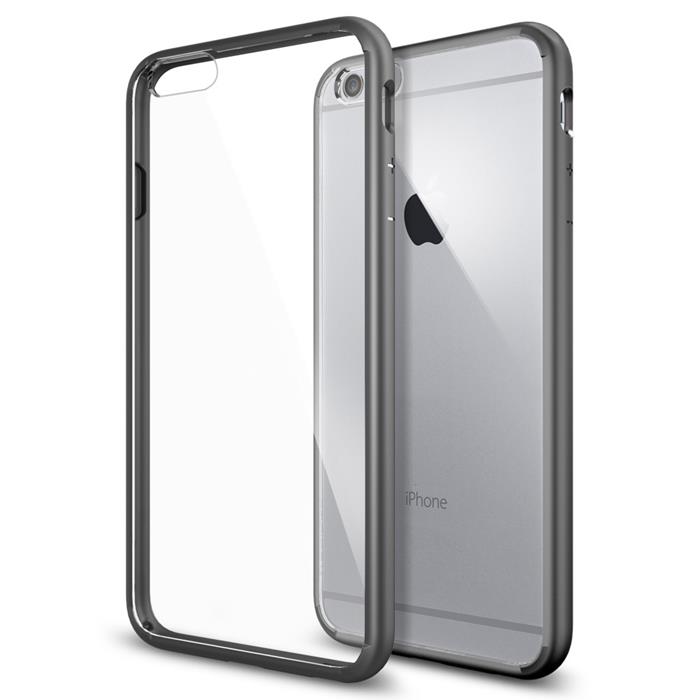 Spigen SPIGEN Ultra Hybrid skal till Apple iPhone 6(S) Plus (Gun Metal)