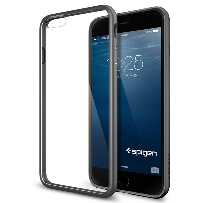 Spigen SPIGEN Ultra Hybrid skal till Apple iPhone 6(S) Plus (Gun Metal)