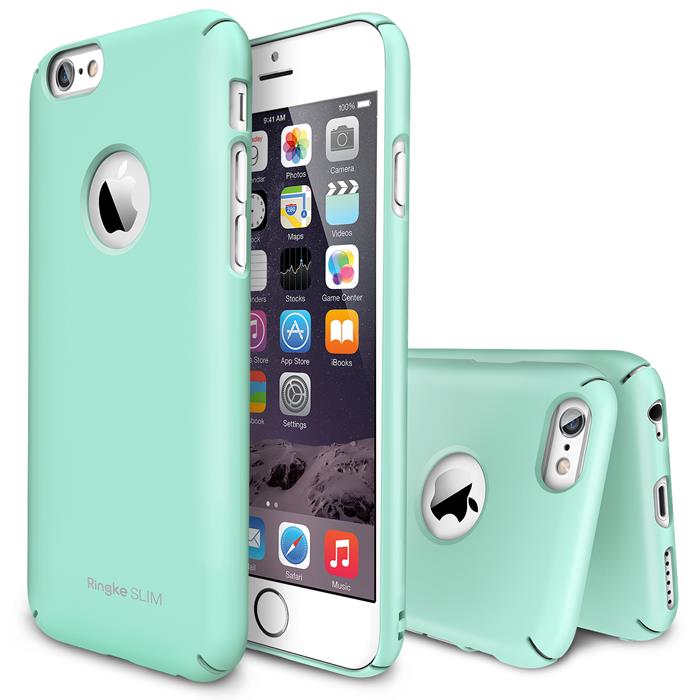 Rearth Ringke Logo-Cut Slim Dual Coated Skal till Apple iPhone 6 / 6S (Mint)