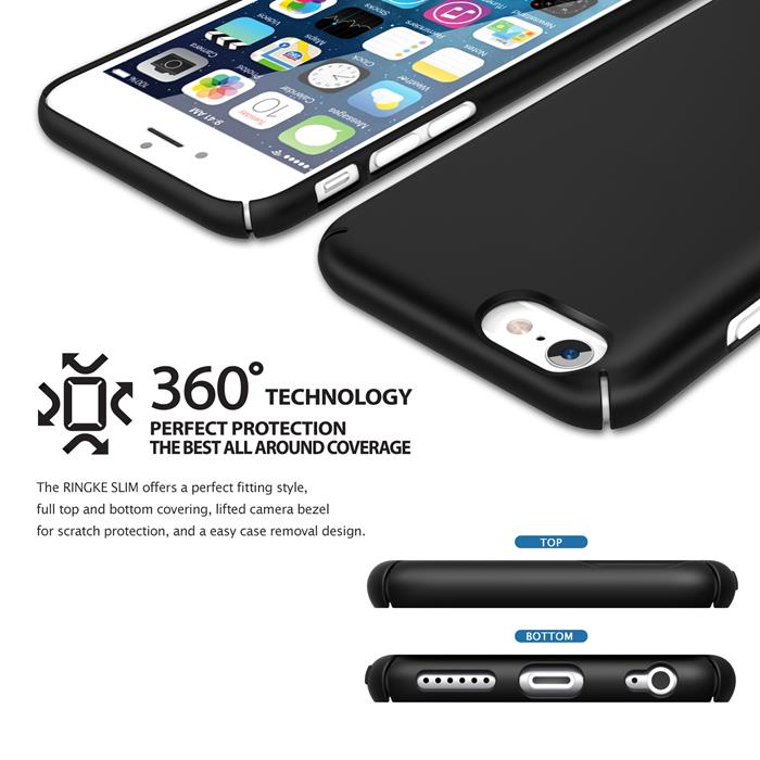 Rearth Ringke Slim Dual Coated Skal till Apple iPhone 6 / 6S (Gold)