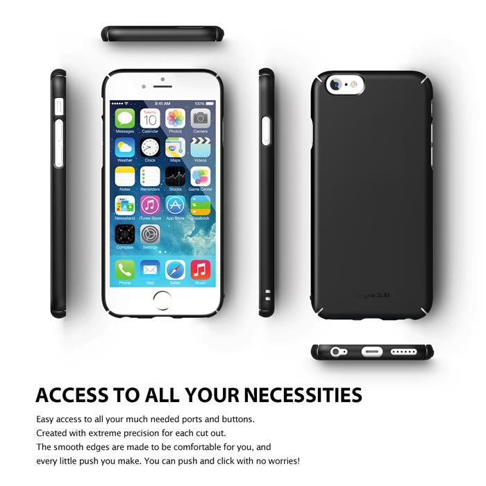 Rearth Ringke Slim Dual Coated Skal till Apple iPhone 6 / 6S (Gold)