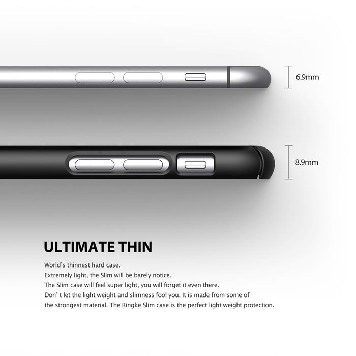 Rearth Ringke Slim Dual Coated Skal till Apple iPhone 6 / 6S (Gold)