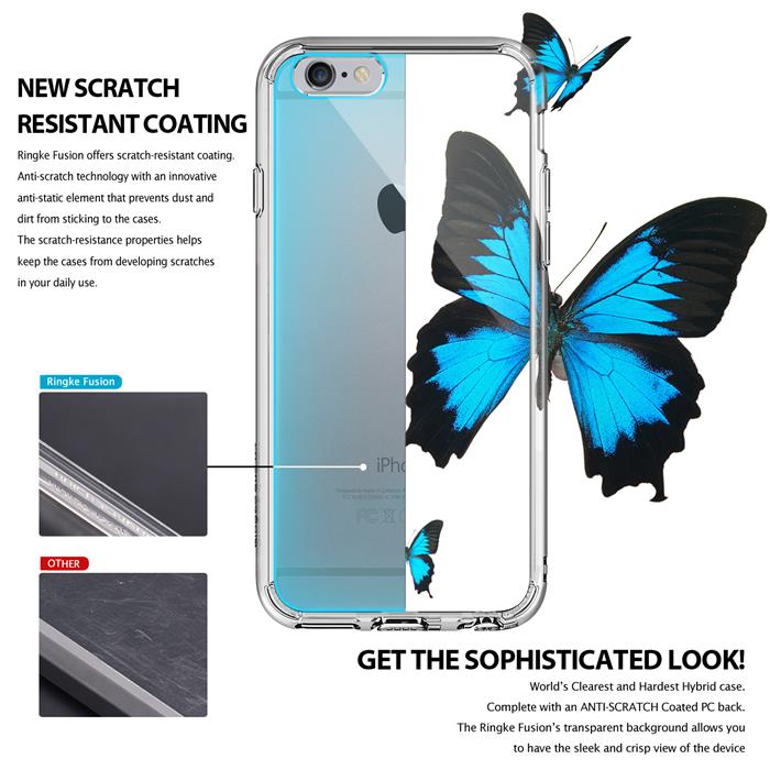 Rearth Ringke Fusion Shock Absorption Skal till Apple iPhone 6(S) Plus (Mint)