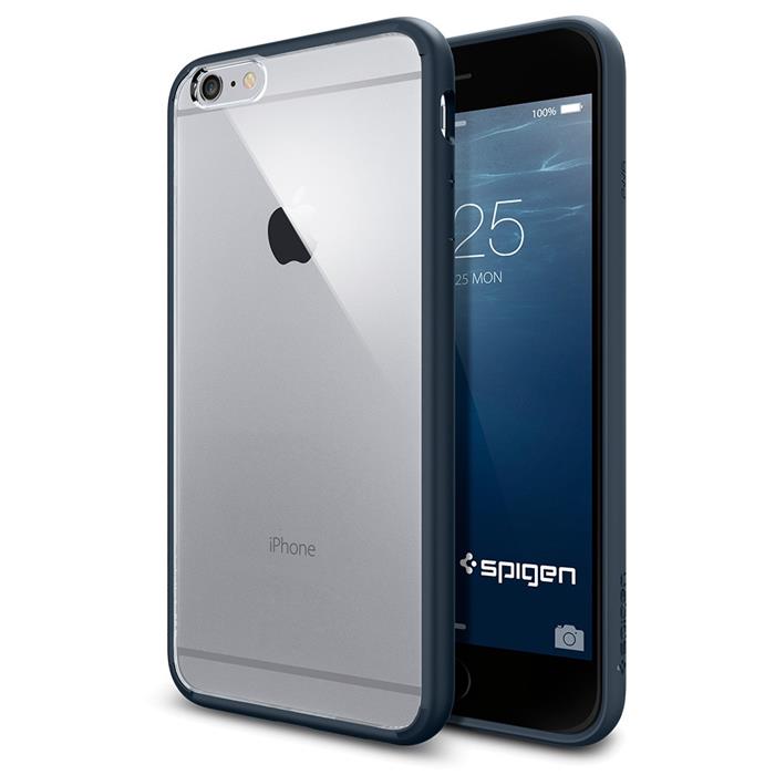 Spigen SPIGEN Ultra Hybrid skal till Apple iPhone 6(S) Plus (Metal Slate)