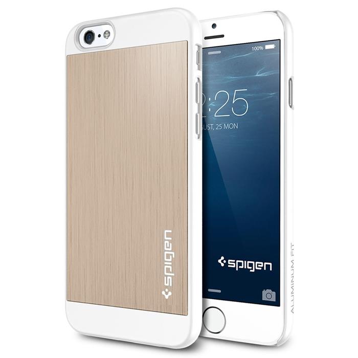 Spigen SPIGEN Aluminium Fit Skal till Apple iPhone 6/6S (Gold)