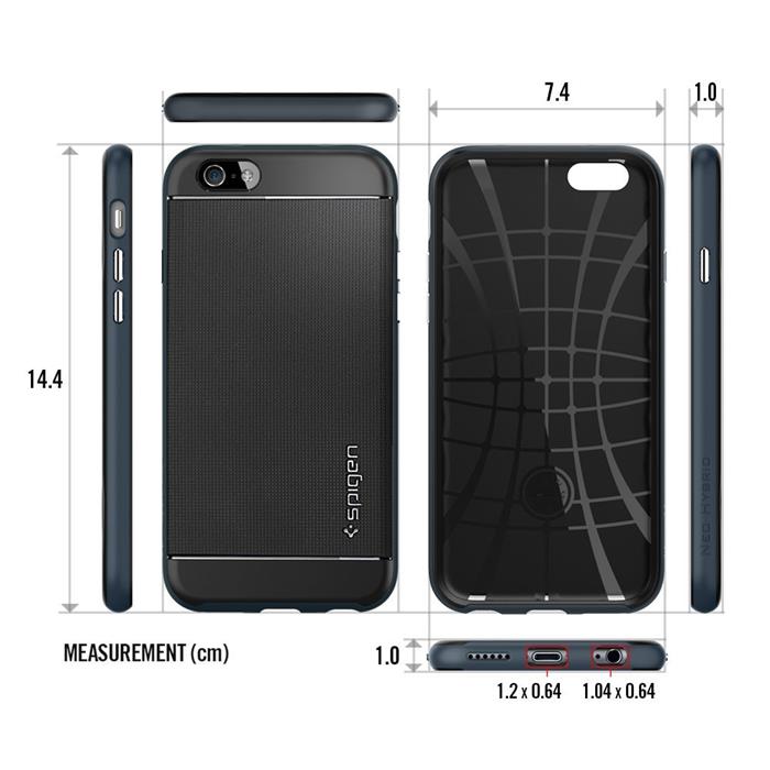 Spigen SPIGEN Neo Hybrid Skal till Apple iPhone 6(S) Plus (Gul)
