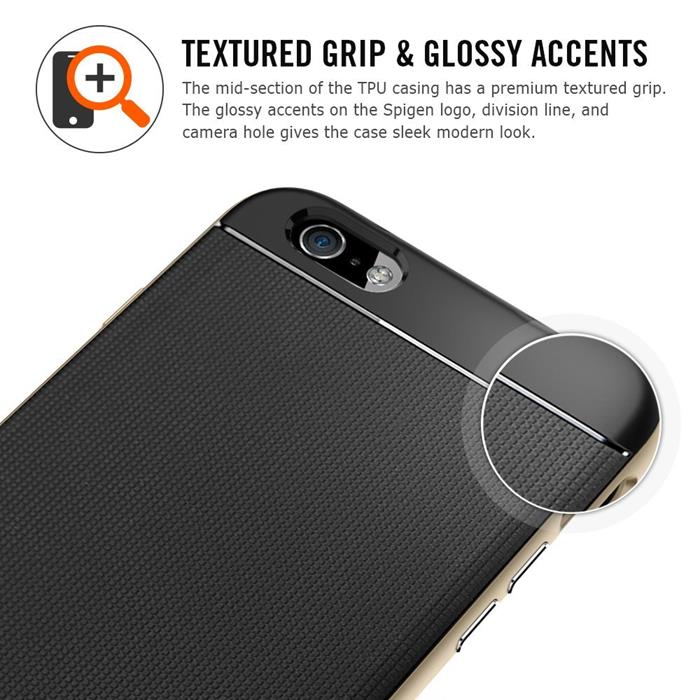 Spigen SPIGEN Neo Hybrid Skal till Apple iPhone 6(S) Plus (Gul)