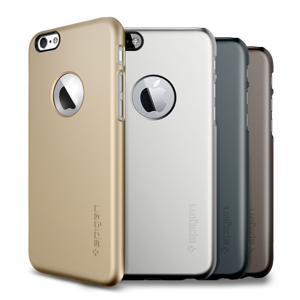 Spigen SPIGEN Ultra Thin Fit A Skal till Apple iPhone 6(S) Plus (Gunmetal)