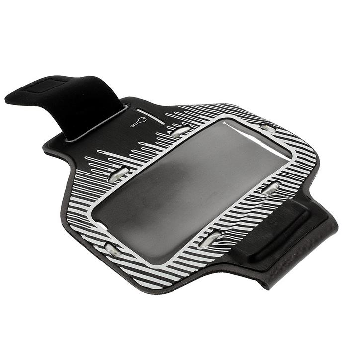 OEM Armband med blinkande lampor till Apple iPhone 5S/5/5C - Vit