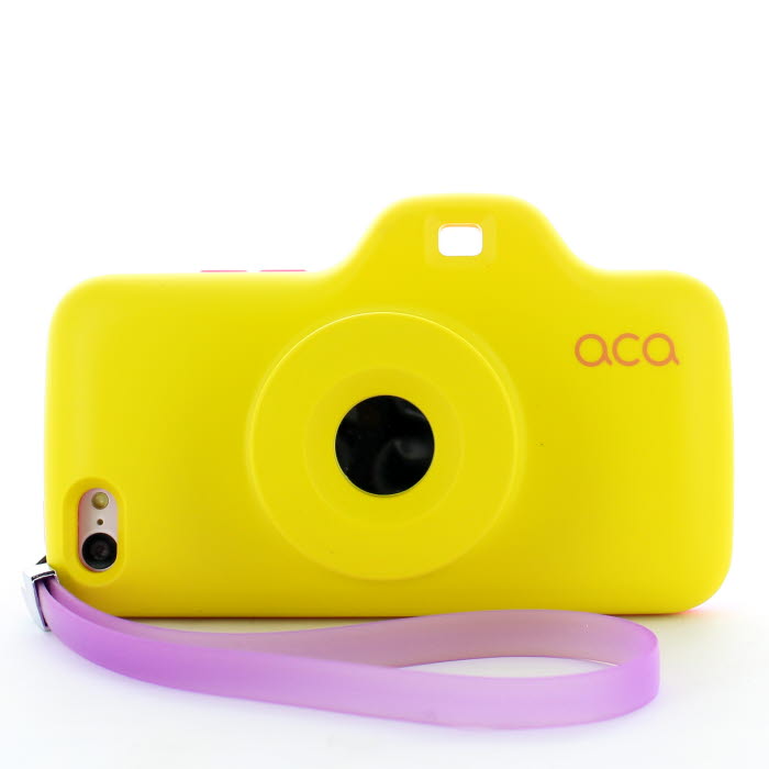 OEM ACA Toy Camera Combo Skal till iPhone 5C (Gul)
