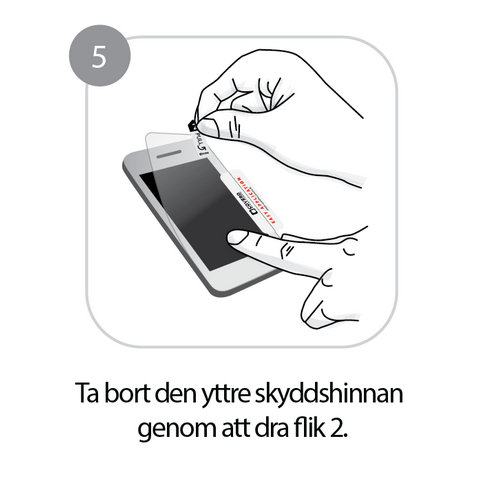 CoveredGear CoveredGear Skärmskydd av Slitstark Film LG Nexus 5X