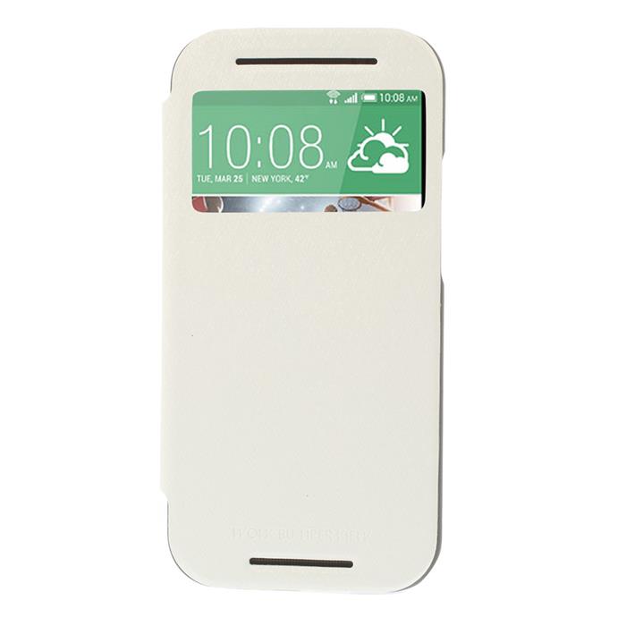 Mercury Mercury Bumper View Plånboksfodral till HTC One M8 (2014) - Vit