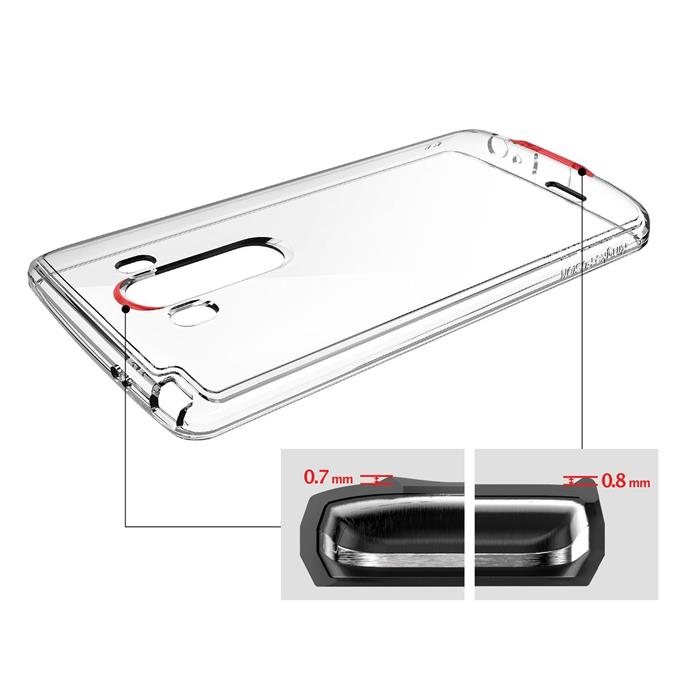 Rearth Ringke FUSION Skal till LG G3 D855 (Smoke Svart)