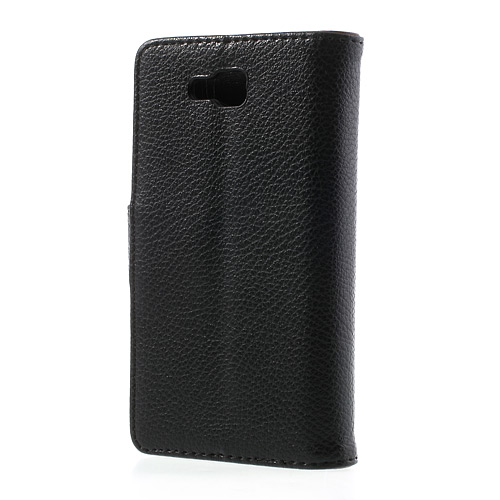 OEM Embossed Plånboksfodral till LG Optimus L9 II (Svart)
