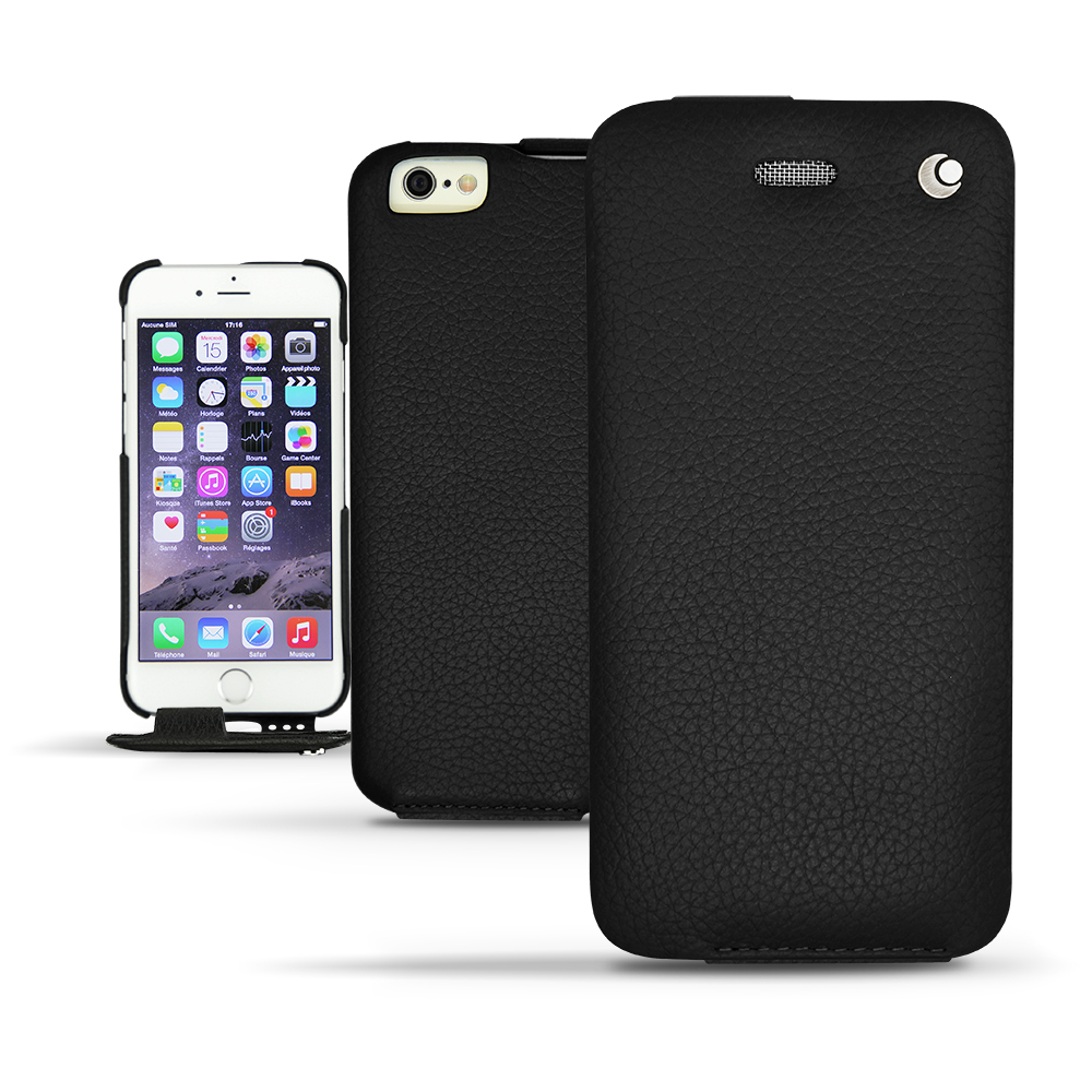 Noreve Noreve Flipfodral av äkta läder Apple iPhone 6S Plus - Svart