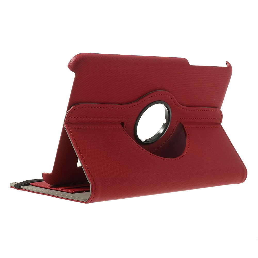 OEM Denim Rotating Plånboksfodral till Samsung Galaxy Tab 4 8.0 (Röd)
