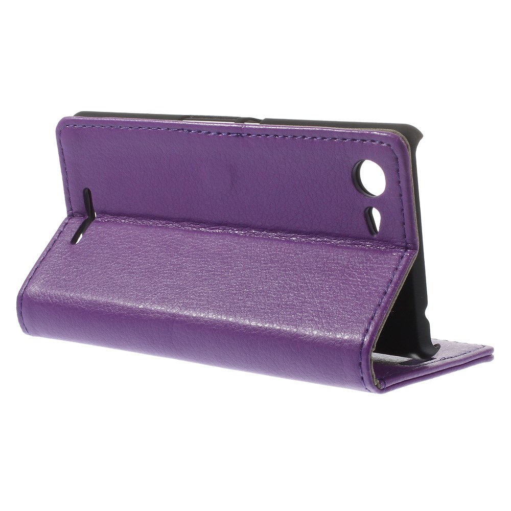 OEM Lychee Plånboksfodral till Sony Xperia E3 - Lila