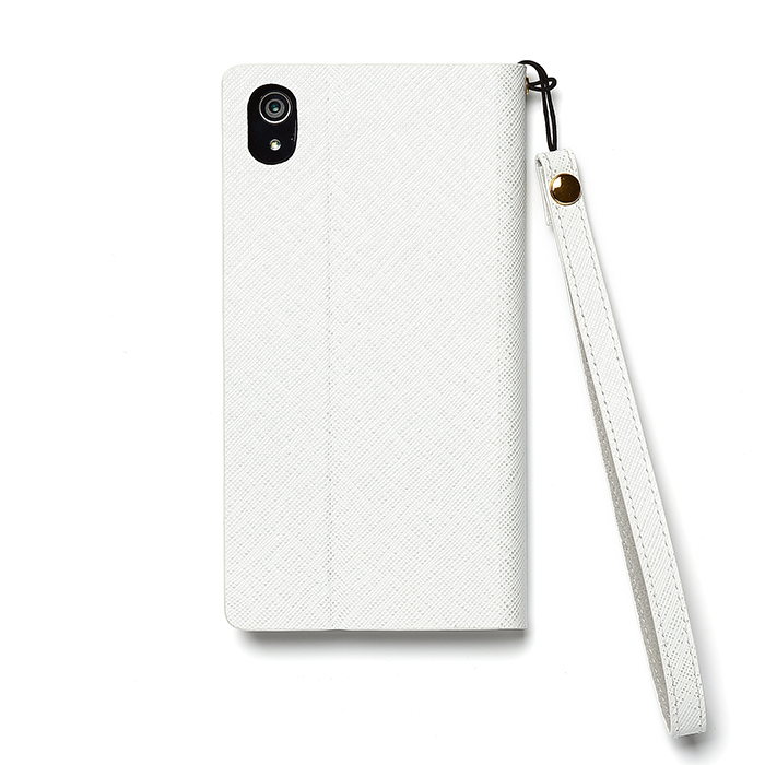 Zenus Zenus Minimal Diary Väska till Sony Xperia Z2 - Vit