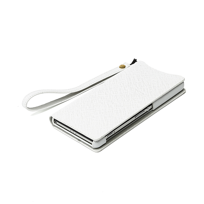 Zenus Zenus Minimal Diary Väska till Sony Xperia Z2 - Vit