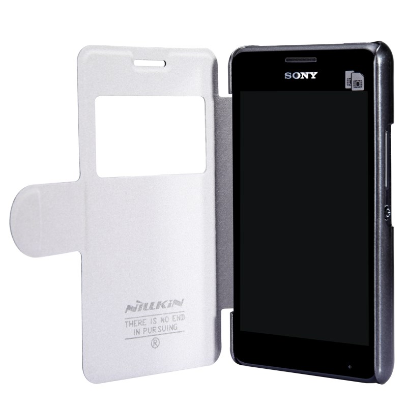 Nillkin Nillkin Fresh Series View till Sony Xperia E1 (Svart)