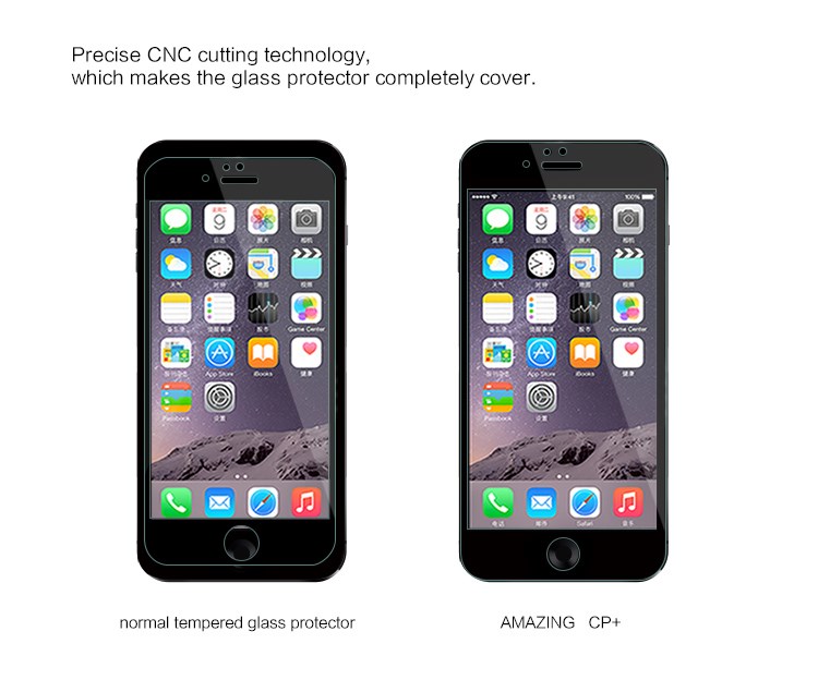 Nillkin Nillkin Härdat Glas Skärmskydd CP+ till Apple iPhone 6 Plus - Svart