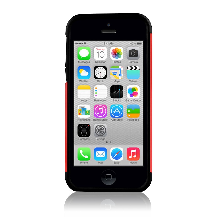 ItSkins ITSkins Evolution Skal till Apple iPhone 5C (Magenta) + Skärmskydd