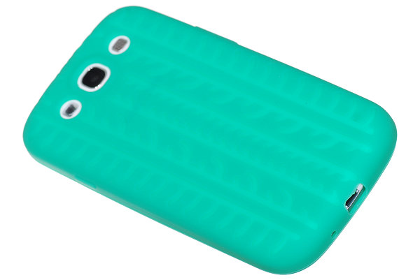 OEM Tyre Silikonskal till Samsung Galaxy S3 i9300 (Grön)