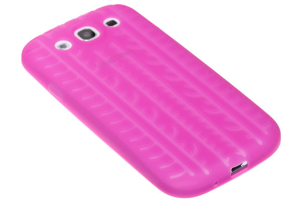 OEM Tyre Silikonskal till Samsung Galaxy S3 i9300 (Magenta)