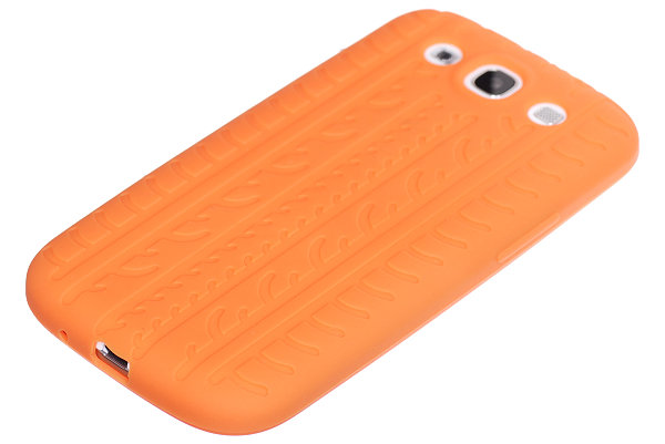 OEM Tyre Silikonskal till Samsung Galaxy S3 i9300 (Orange)
