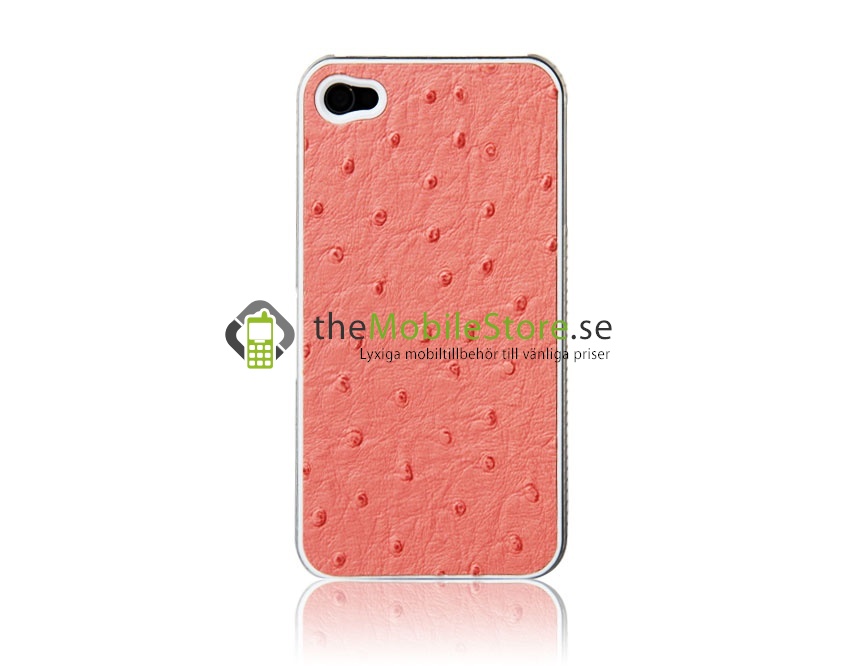 OEM Baksideskal till Apple iPhone 4S/4 (OSTRIG ROSA)