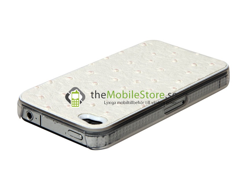 OEM Baksideskal till Apple iPhone 4S/4 (OSTRIG VIT)