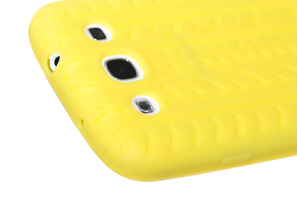 OEM Tyre Silikonskal till Samsung Galaxy S3 i9300 (Gul)
