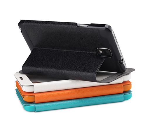 ROCK Rock Excel Window Cover Fodral till Samsung Galaxy Note 3 (Vit)