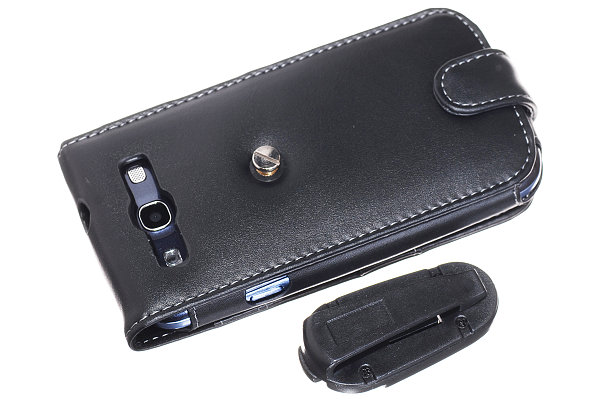 OEM Exklusiv Äkta Läder flip mobilväska till Samsung Galaxy S3 i9300