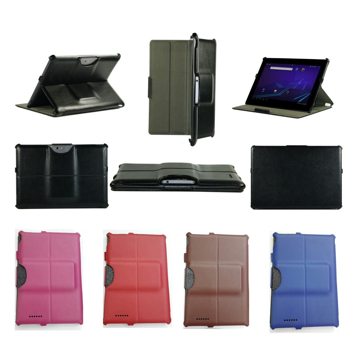 OEM Stand Väska till Asus Padfone Infinity 10.1 (Magenta)