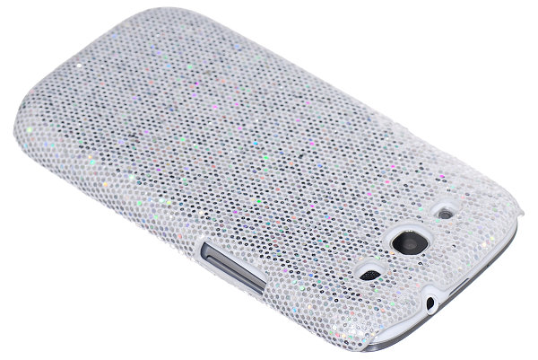 OEM Sparkle Baksideskal tillSamsung Galaxy S3 i9300 (Silver)
