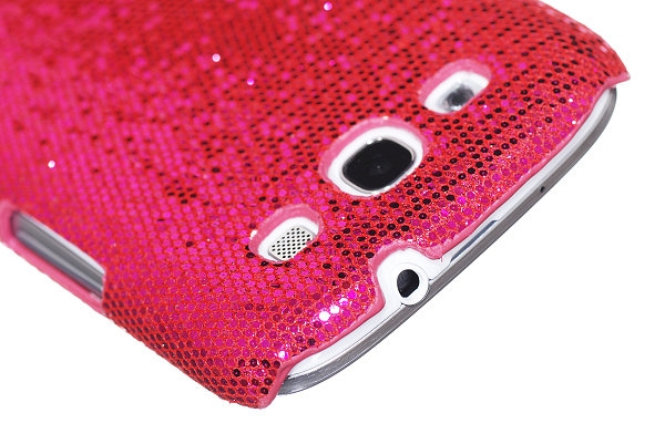 OEM Sparkle Baksideskal tillSamsung Galaxy S3 i9300 (Magenta)