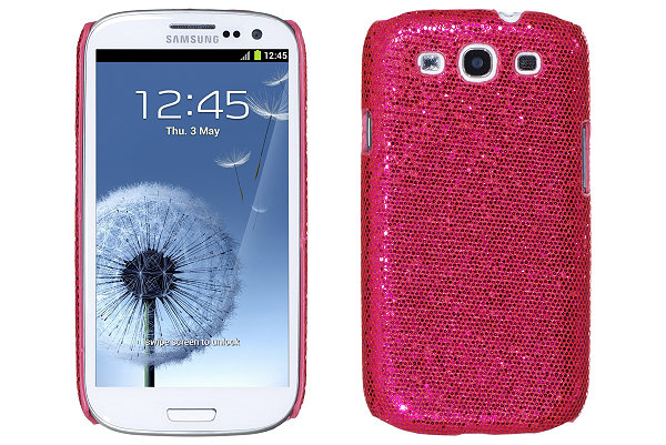 OEM Sparkle Baksideskal tillSamsung Galaxy S3 i9300 (Magenta)