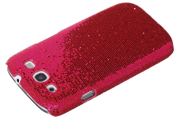 OEM Sparkle Baksideskal tillSamsung Galaxy S3 i9300 (Magenta)