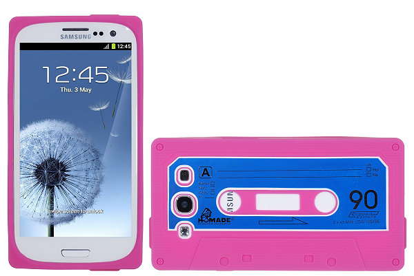 OEM Cassette silikon skal till Samsung Galaxy S3 i9300 (Magenta)