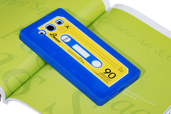 OEM Cassette silikon skal till Samsung Galaxy S3 i9300 (Blå)