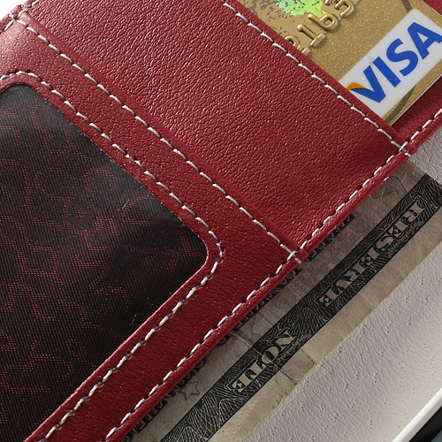 OEM Embossed Plånboksväska till LG G Flex (Röd)