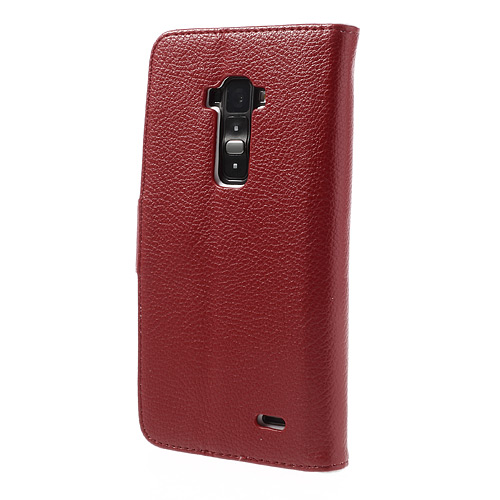 OEM Embossed Plånboksväska till LG G Flex (Röd)