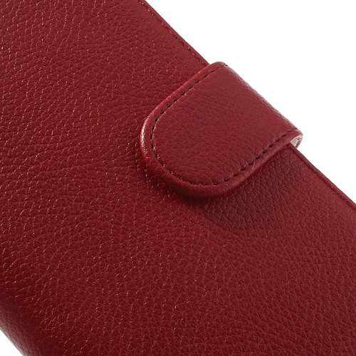 OEM Embossed Plånboksväska till LG G Flex (Röd)