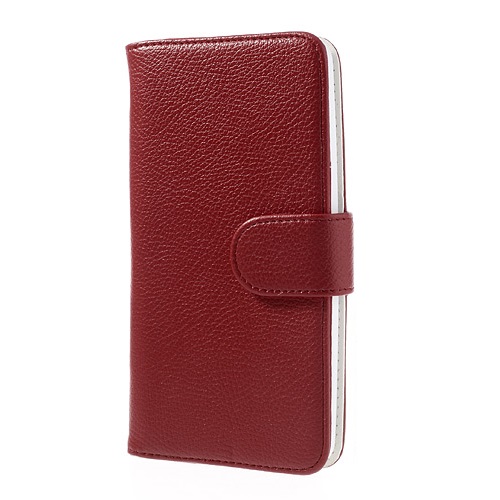 OEM Embossed Plånboksväska till LG G Flex (Röd)