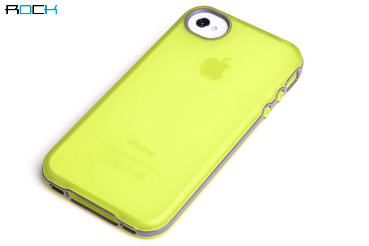 ROCK Rock Joyful Skal till Apple iPhone 4 och 4S (Gul)