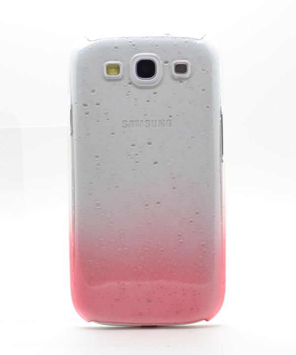 OEM Raindrop Baksideskal tillSamsung Galaxy S3 i9300 (Rosa)