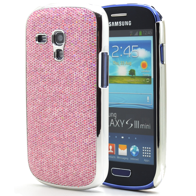 OEM Sparkle Baksideskal tillSamsung Galaxy S3 mini i8190 (Rosa)