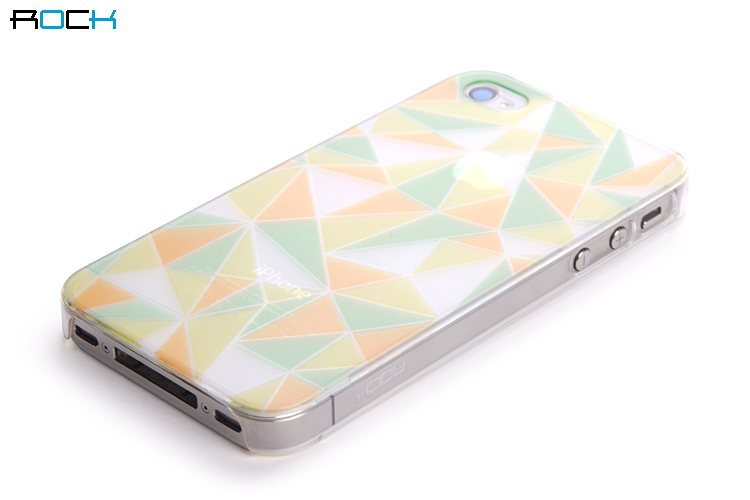 ROCK Rock Azure stone skal till iPhone 4 + Skärmskydd